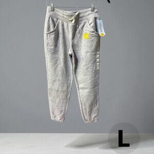 NWT Target Boys' Fleece Cargo Jogger Pants - Grey, Size L